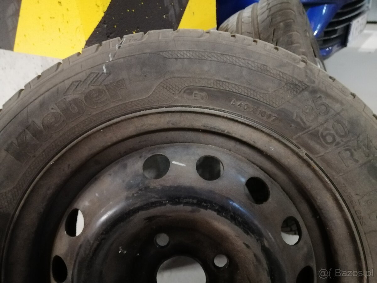 Opony letnie Kleber na felgach stalowych 185/60 R14 2 szt