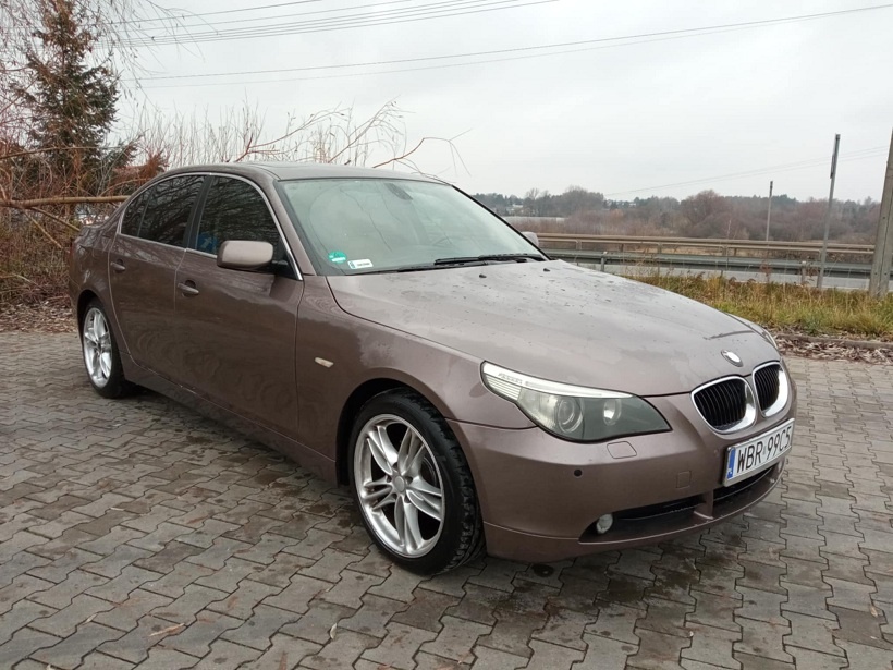 BMW E60 523I LPG HAK NOWY PT MANUAL SKÓRY