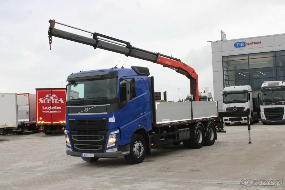 Volvo FH 500, EURO 6, 6X4, VEB+, PNEU 80%, PALFINGER PK 2350