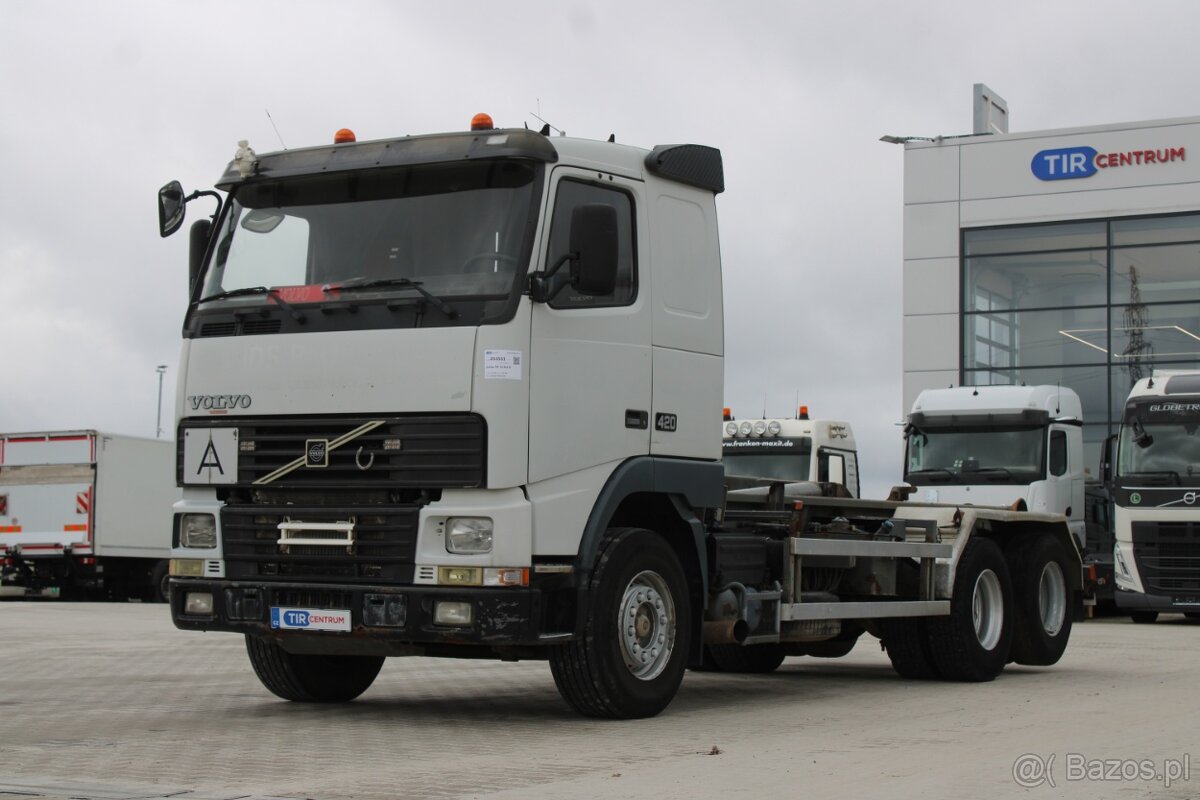 Volvo FH 12 6x2 R, EURO 2, OŚ PODNOSZONA, WSPORNIK KONTENERA