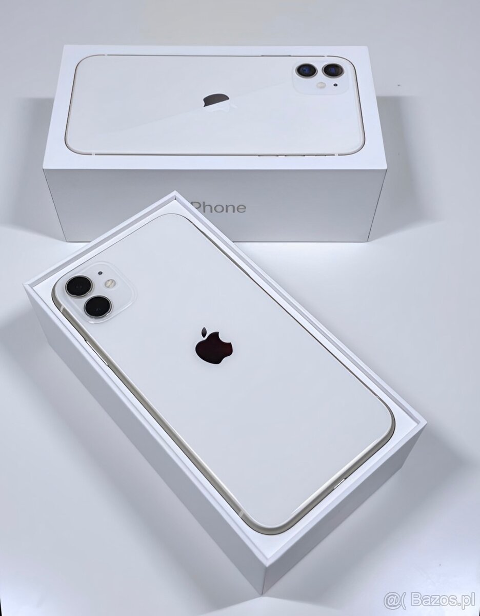 iPhone 11 White KONDYCJA BATERII 100% TOP