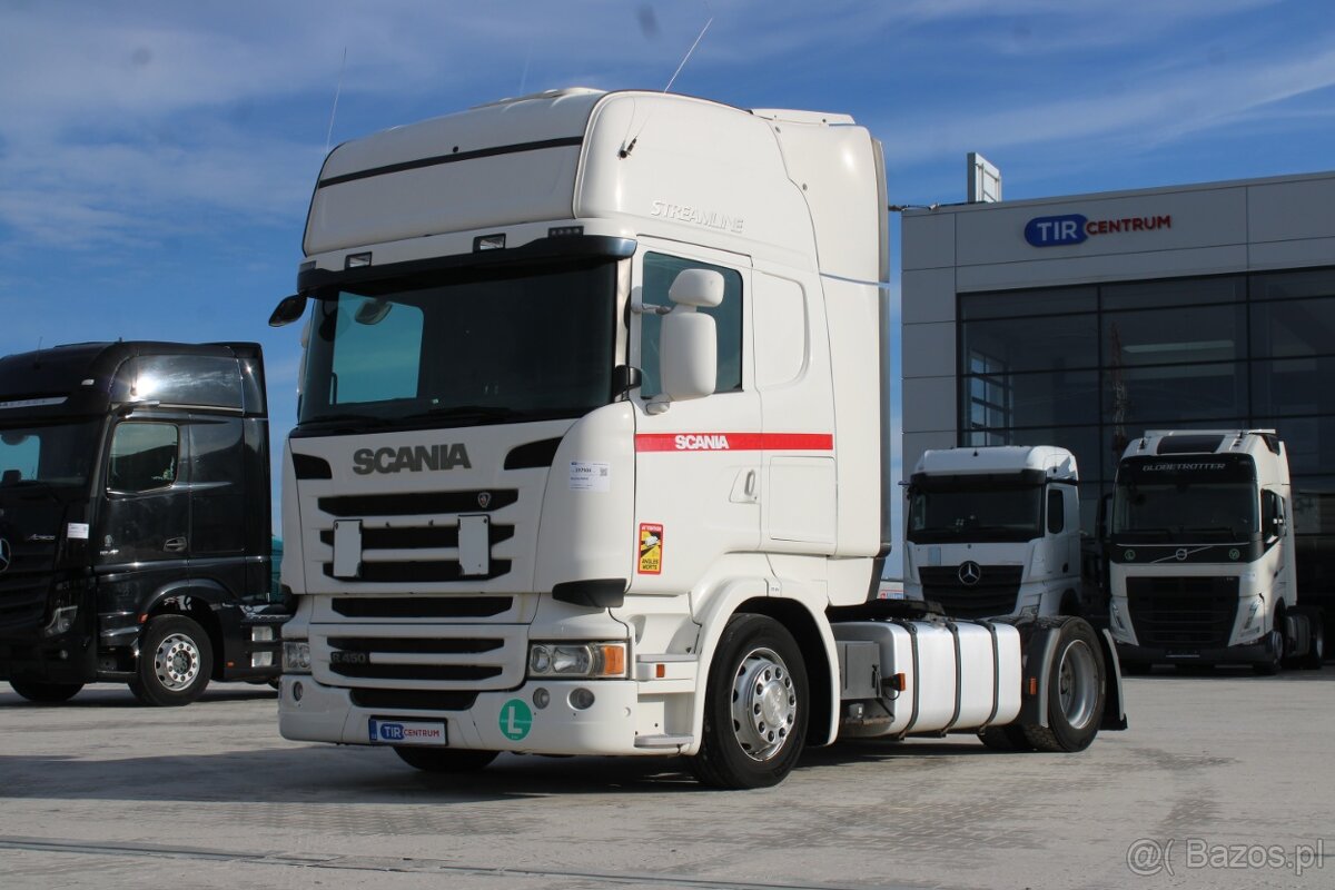 Scania R450, EURO 6, LOWDECK, RETARDER, NIEZALEŻNA KLIMATYZA