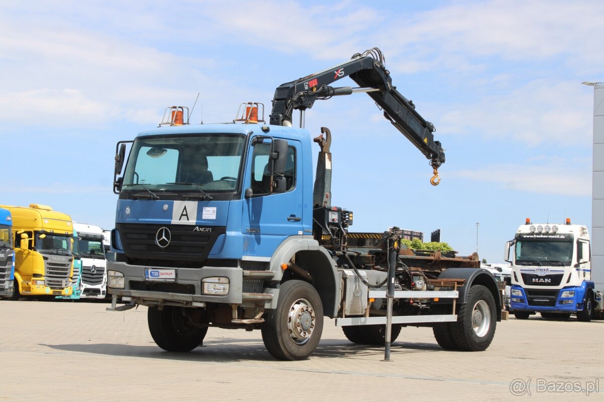 Mercedes-Benz AXOR 1824, WAHACZ HYDRAULICZNY HIAB 099B-3 DUO