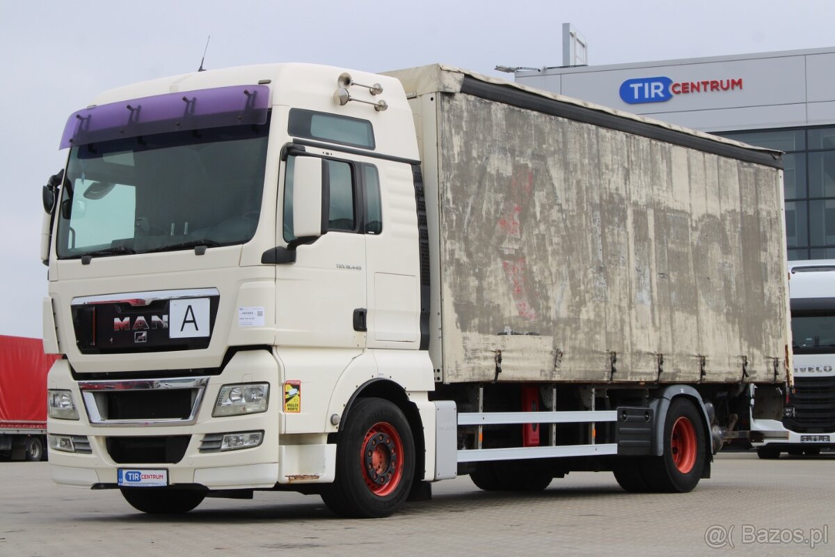 MAN TGX 18.440, HYDRAULICZNY PRZÓD, EURO 5, BOKI, RETARDER