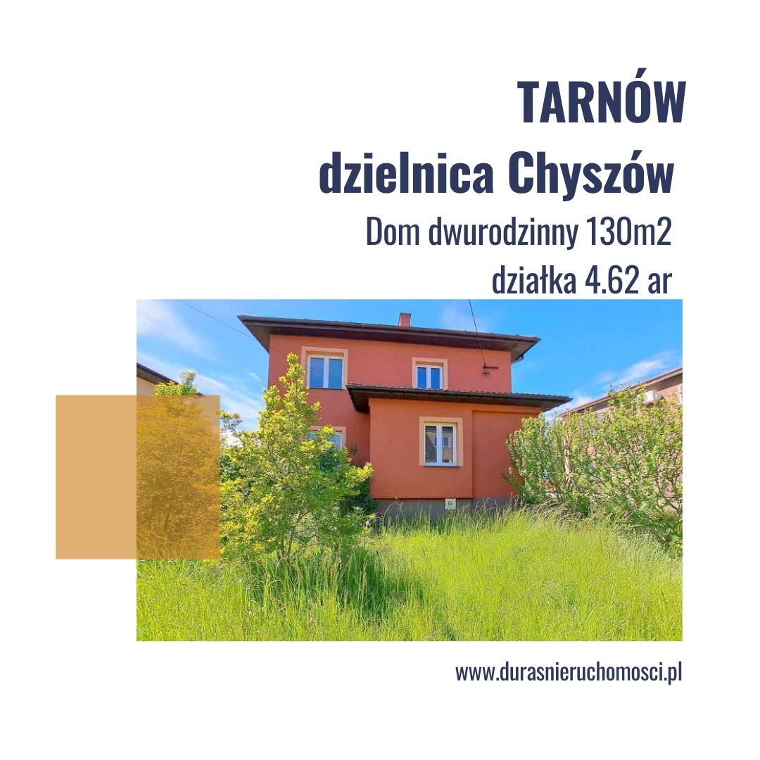 Tarnów dom dwurodzinny 130 m2