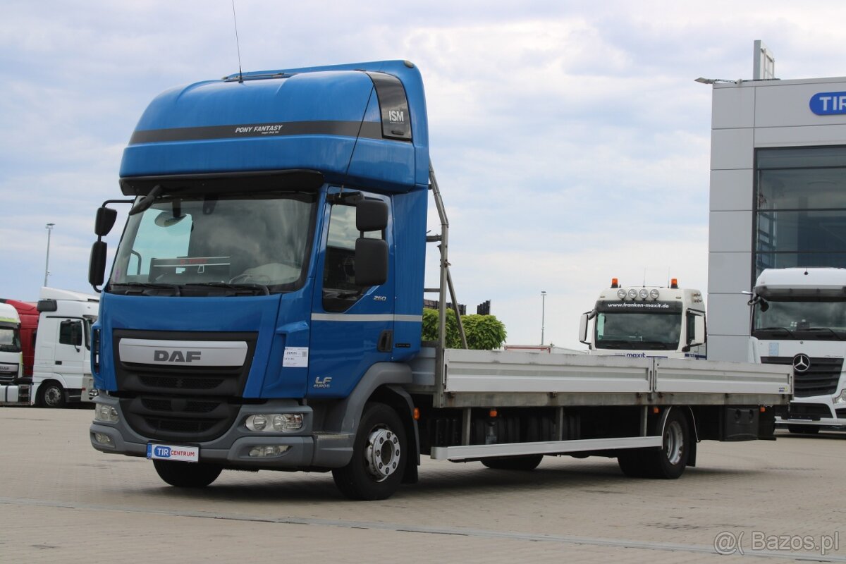 DAF LF 260, NADWOZIE ŚPIĄCE, EURO 6, OPONY 80%