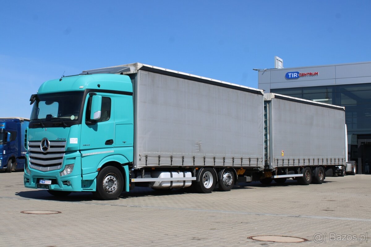 MERCEDES-BENZ ACTROS 2542, 6X2, EURO 6 + PRZYCZEPA SVAN CHTP