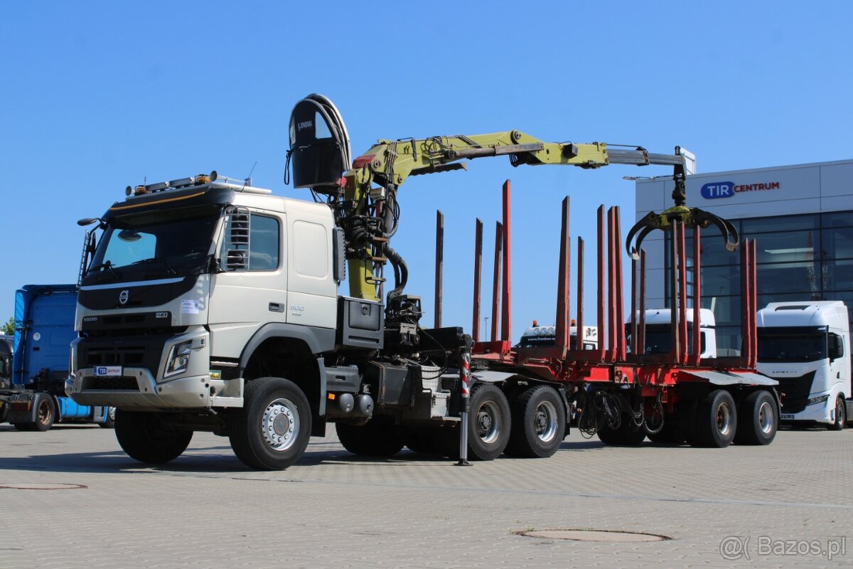 VOLVO FMX 500, 6X6, LOGLIFT F265Z95 + PRZYCZEPKA DLA LALEK