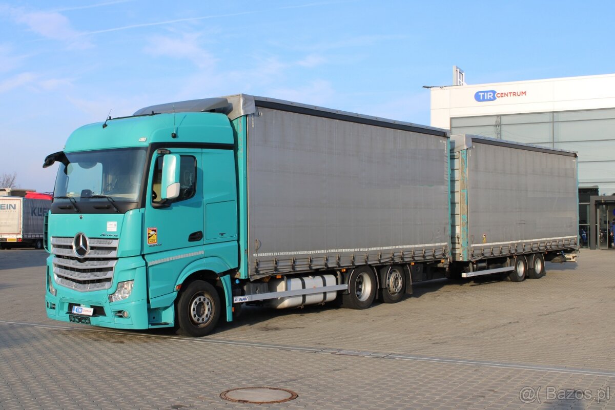 MERCEDES-BENZ ACTROS 2542, 6X2, EURO 6, + PANAV TV018L