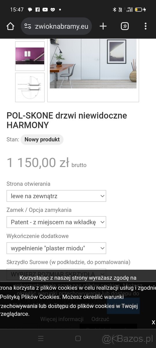 DRZWI UKRYTE HARMONY