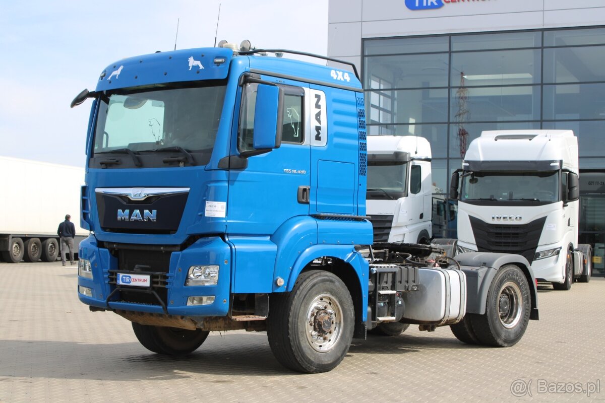 MAN TGS 18.480 4X4H BLS, HYDRAULICZNY, EURO 6