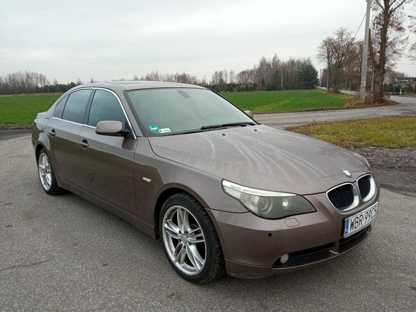 BMW E60 2.5 LPG GAZ HAK NOWY PT XENON SZYBER SKÓRY ALU 18