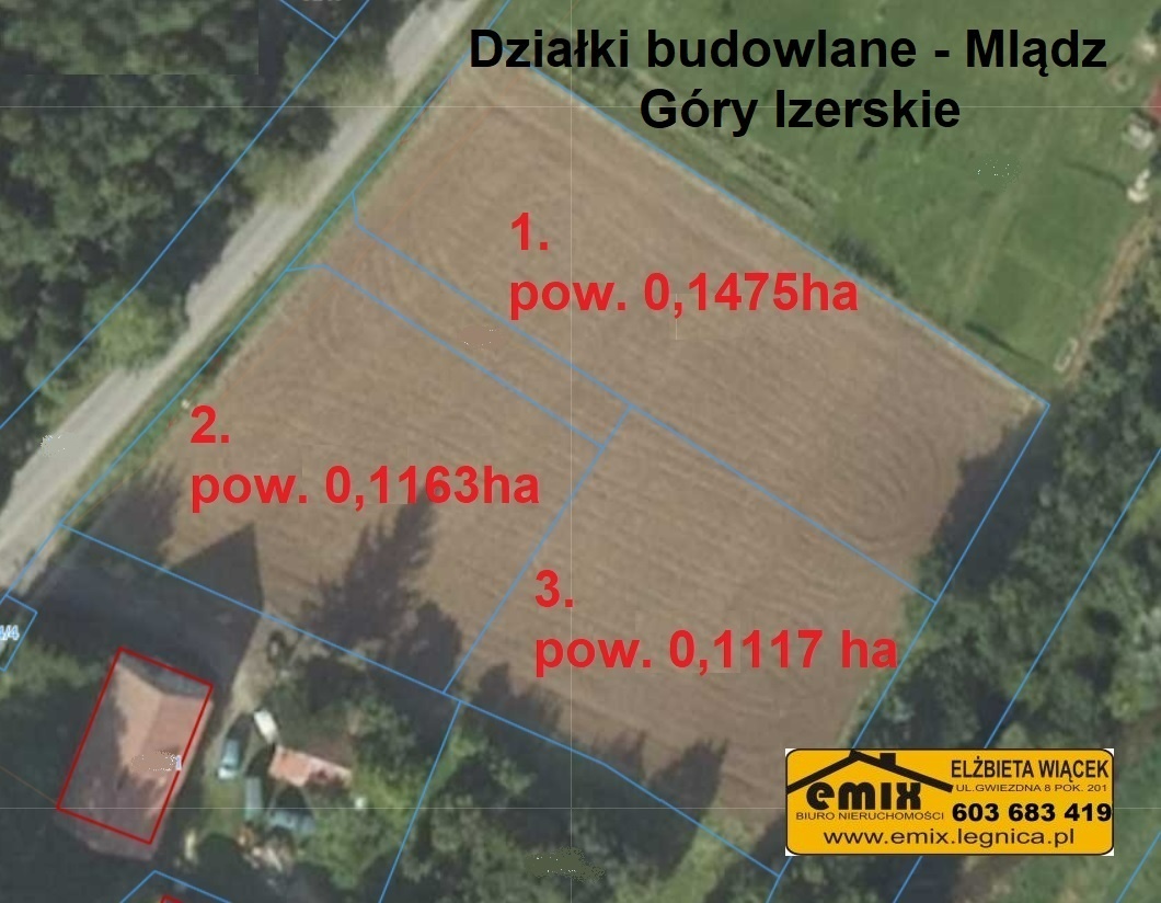 Działki budowlane w Górach Izerskich - 10 km od Świeradowa