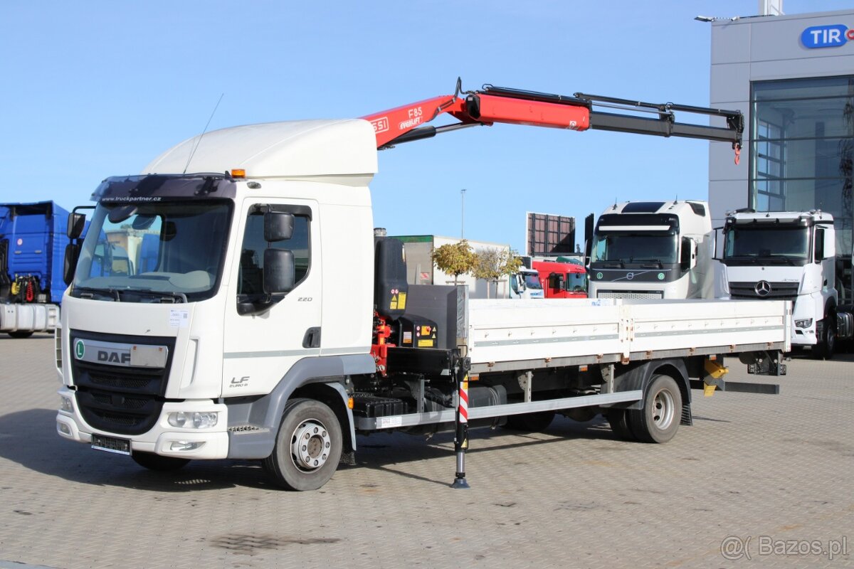 DAF LF 220 FA, EURO 6, WAGI HYDRAULICZNE FASSI F85B.24.