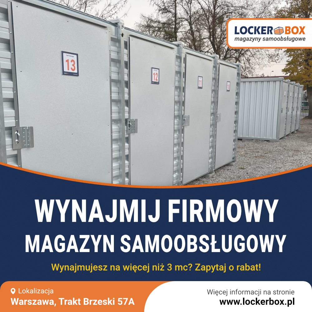 Wynajmę magazyn samoobsługowy 6m2 w Warszawie