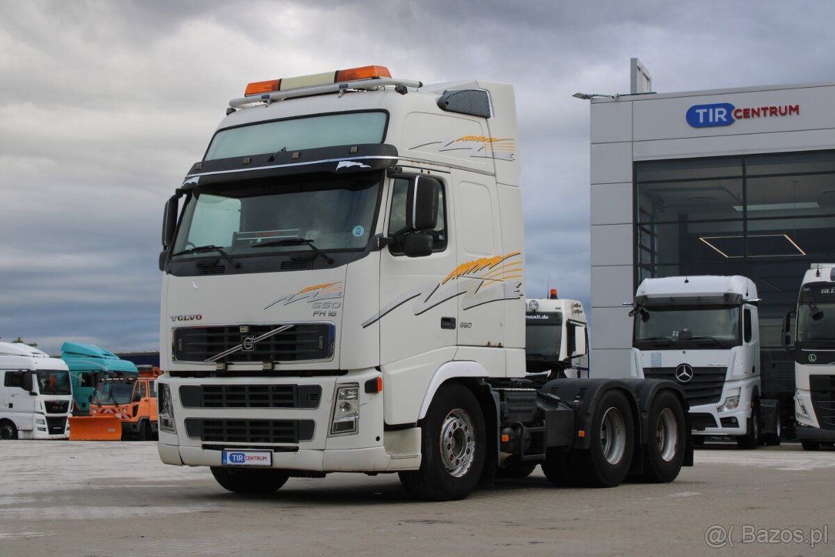 Volvo FH 550, EURO 3, RETARDER, OŚ PODNOSZONA, 6X4