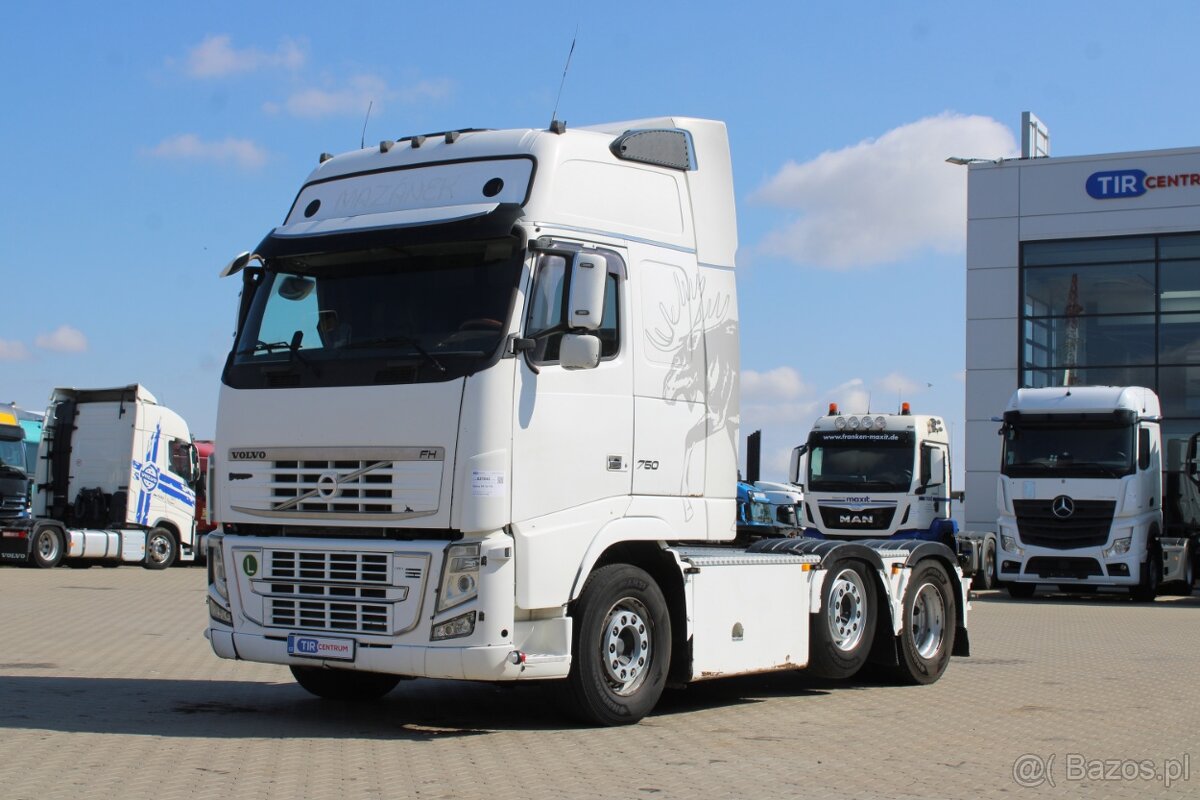 VOLVO FH 16 750, EURO 5, FOTELE SKÓRZANE, 6X2, RETARDER