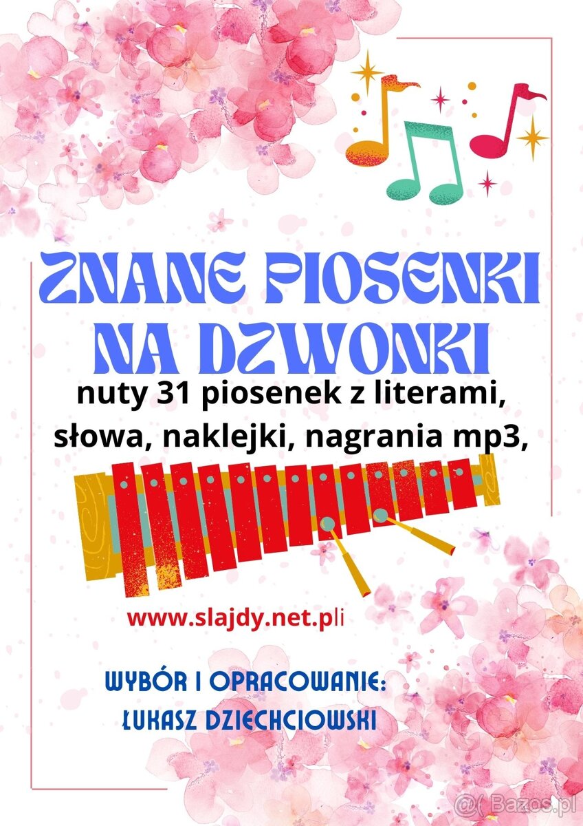 Nuty Piosenki na dzwonki - 31 piosenek, słowa, naklejki, mp3