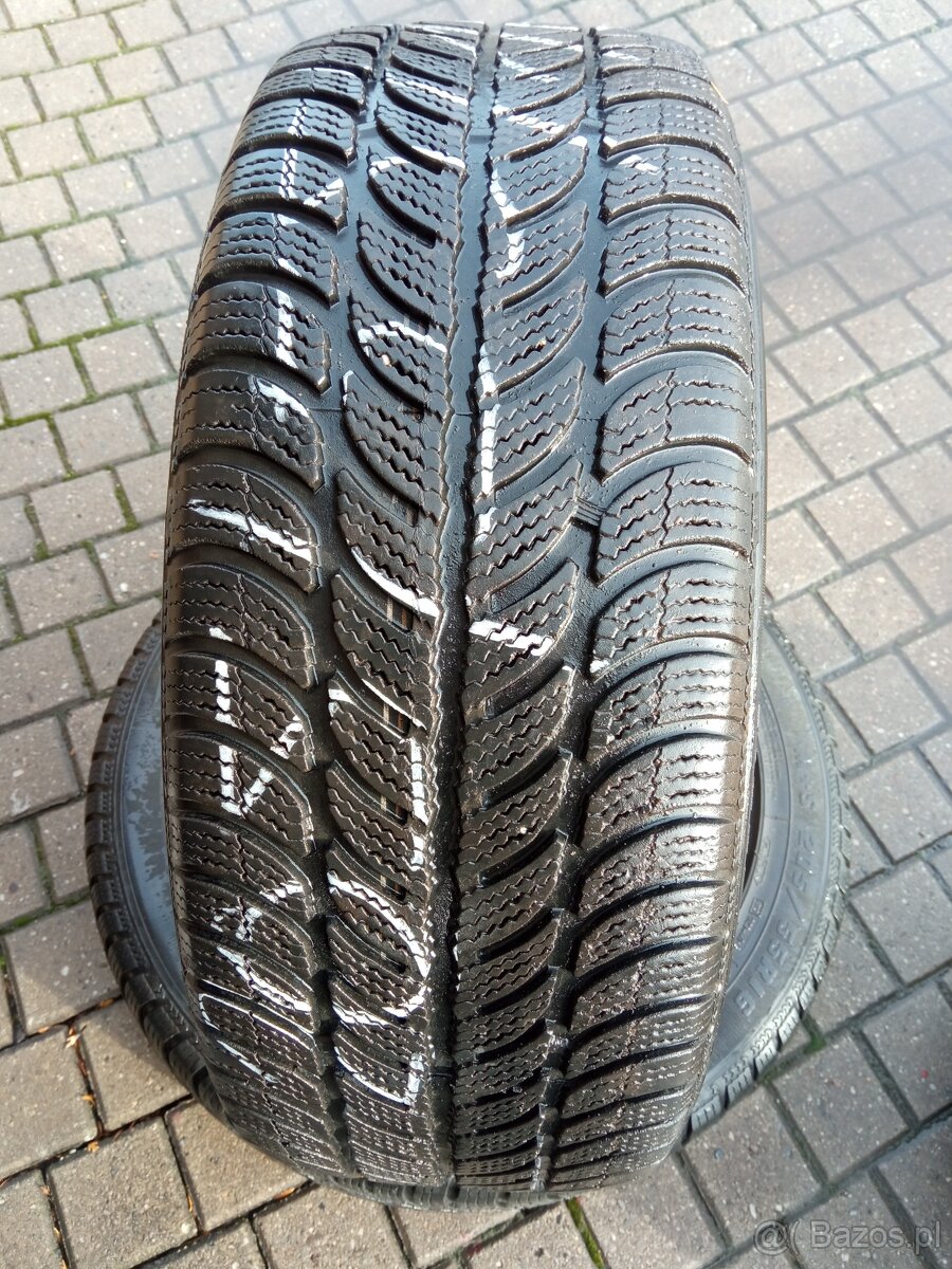 opony 205/55/16 r SAVA 91 h bieżnik ok 6 mm M+s NIE NAPRAWIA