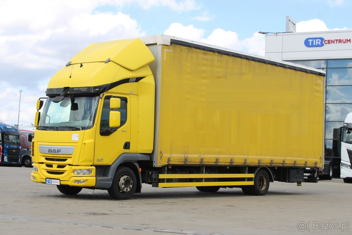 DAF LF 220FA, EURO 6, NADWOZIE DO UŚPIENIA