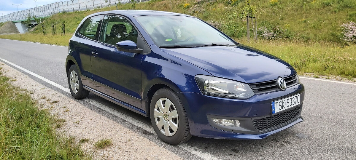 VW Polo V 1,2B 60KM 2011r Klima 155200km zarejestrowany