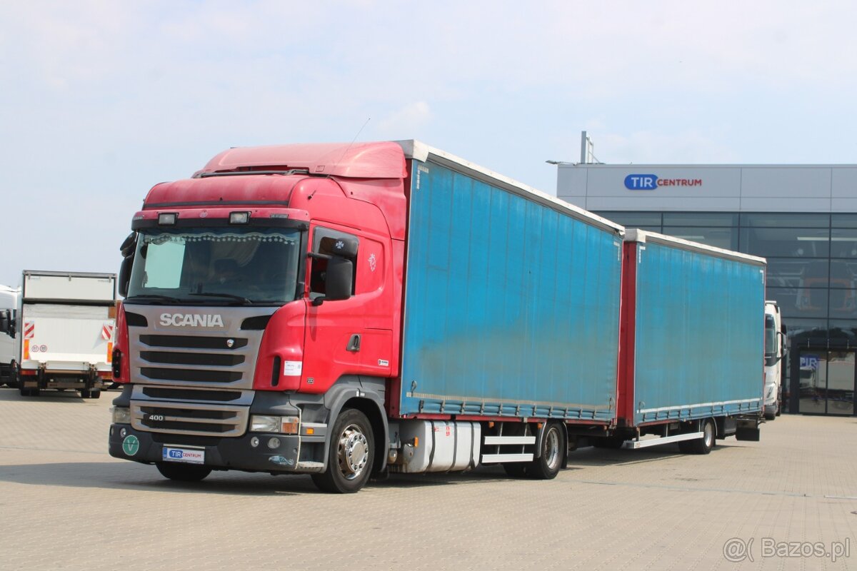 SCANIA R400, RETARDER, EURO 5 + PRZYCZEPA CHTP10