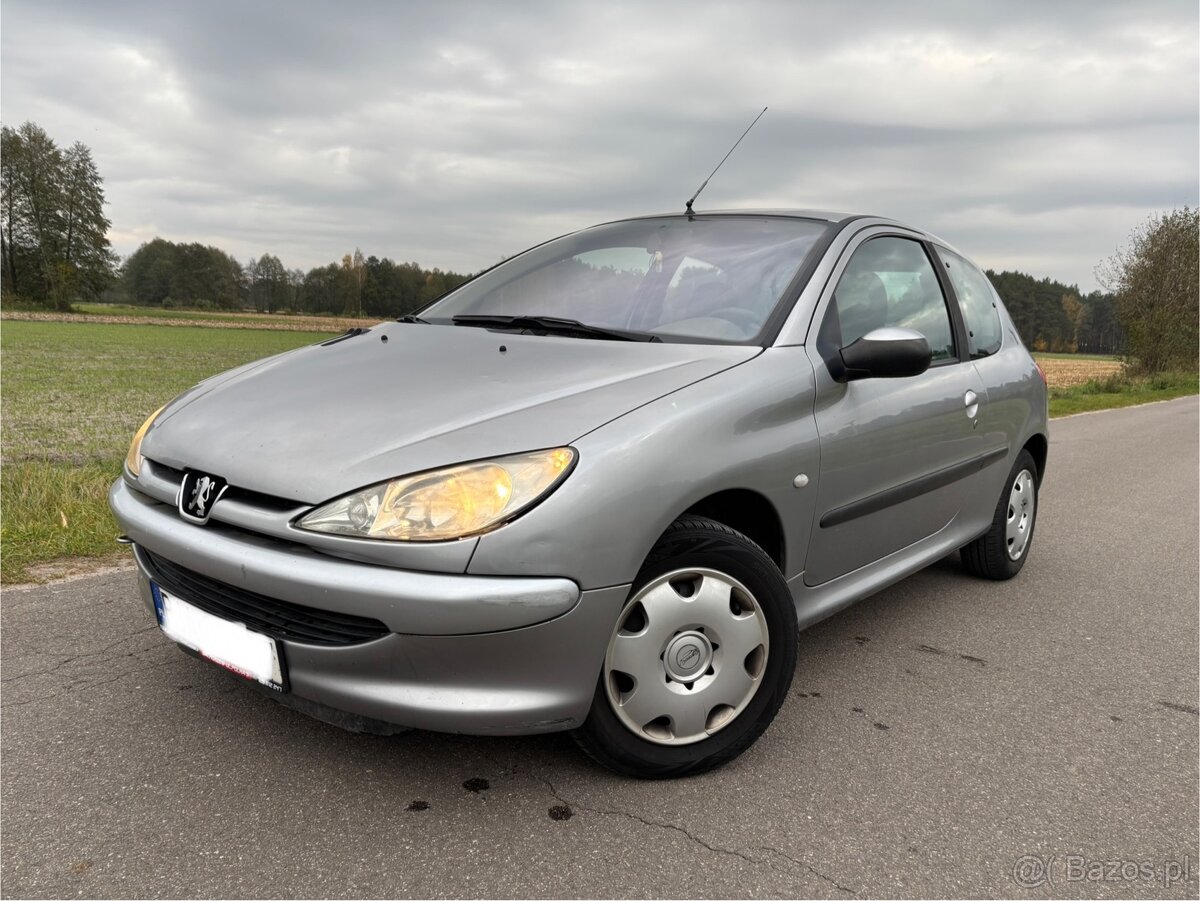 Peugeot 206 1.1 benzyna 191 tys 2001r klimatyzacja