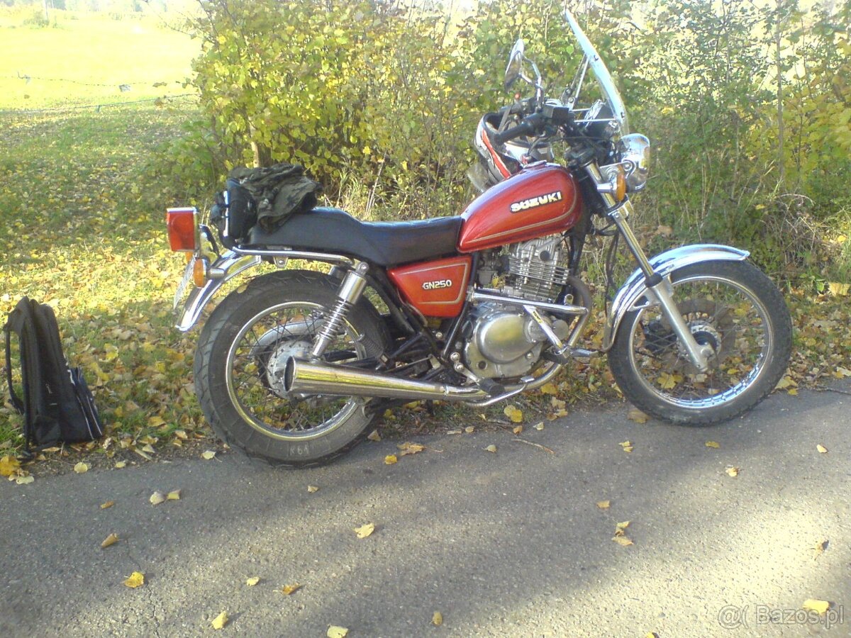 Suzuki gn 250 cena zimowa