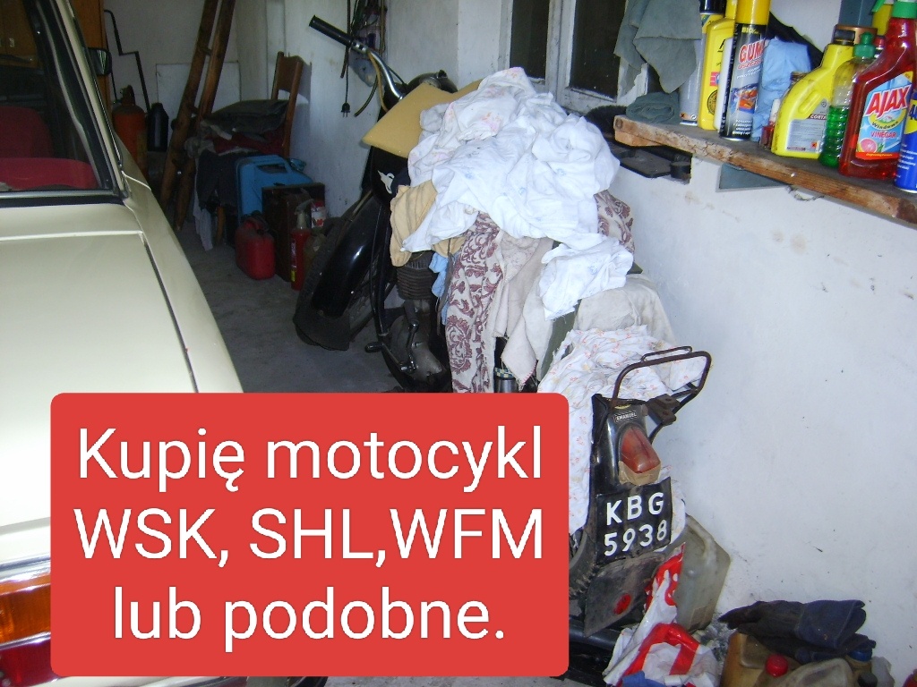 Kupię motocykl WSK,SHL,WFM itp.