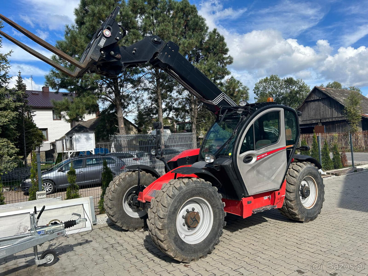 Ładowarka teleskopowa Manitou Model 733-115 zwinna i mocna