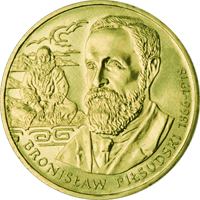 2 zł. 2008 rok - Bronisław Piłsudski  1866 - 1918