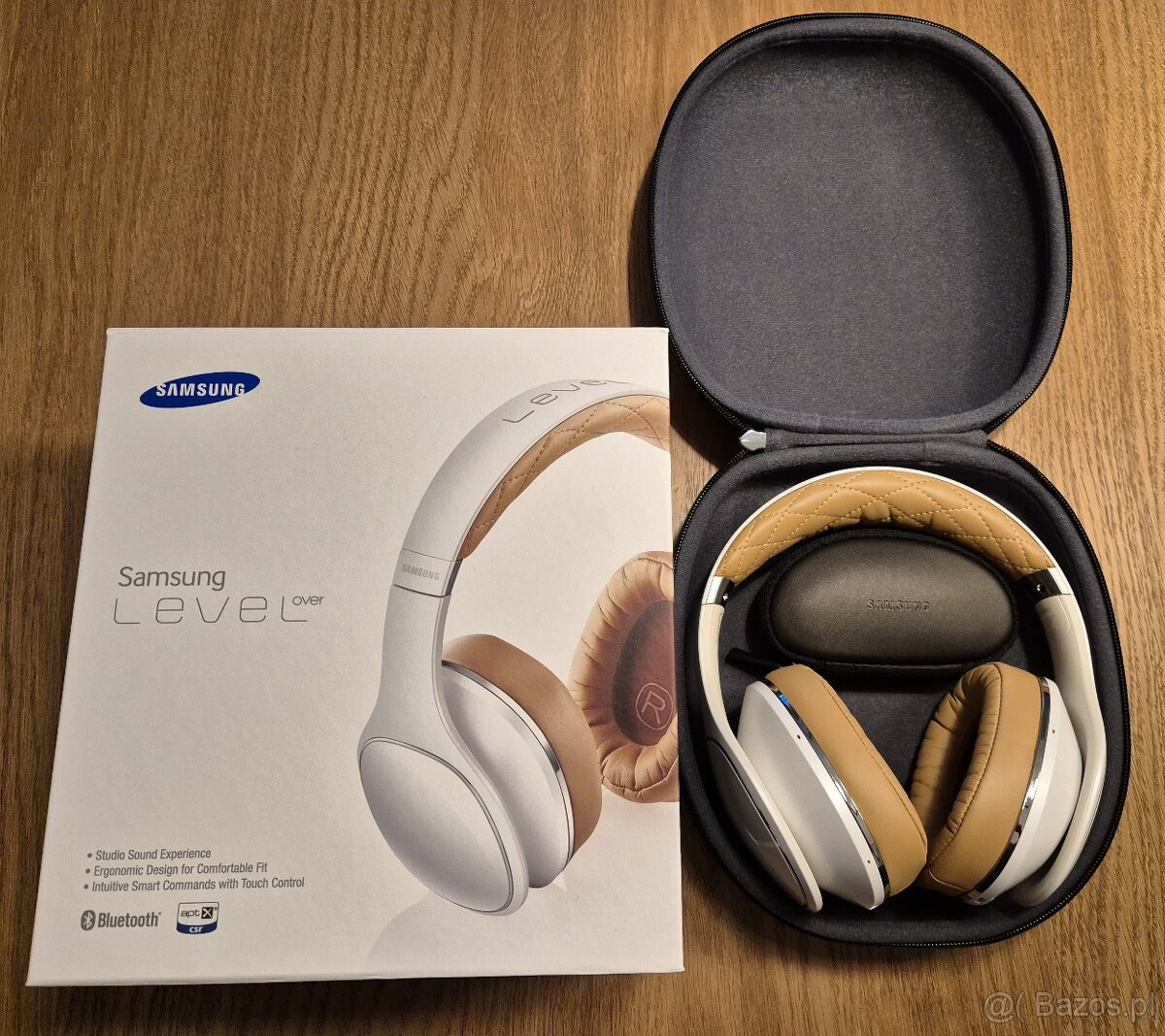 Słuchawki Samsung Level Over-Ear Bluetooth Białe - EO-AG900B