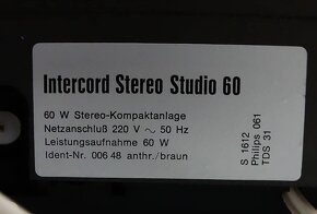 Intercord Stereo Studio 60 z gramofonem Philips 061 - 12