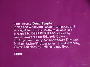 DEEP PURPLE – DEEP PURPLE LP WINYL 1969 R. LABEL : HARVEST – - 12