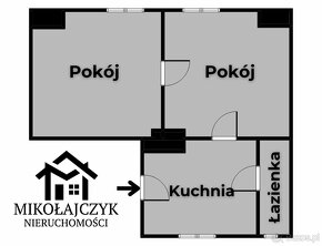 2 pokoje / Korsze / 45 m2 / bezczynszowe / ogródek - 12