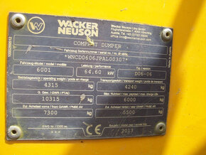 WACKER NEUSON 6001 ,2013R - 14