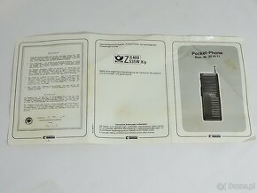 Kieszonkowy radiotelefon o numerze homologacji Z G400 535 W - 18