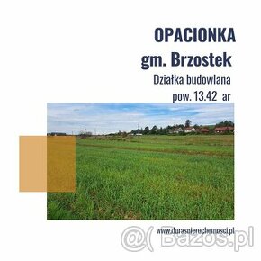 Opacionka gm. Brzostek działka budowlana 13 ar - 1