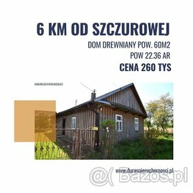 gmina Szczurowa dom 50 m2 działka 22 ar