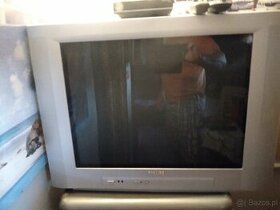 sprzedam telewizor Philips stereo  z dekoderem i przewodami - 1