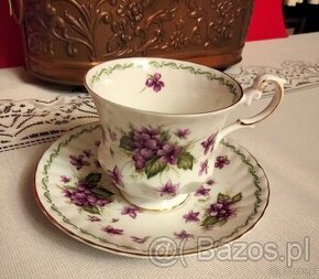 Stara angielska porcelan filiżanka+ spodek kolekcjonerska.-S