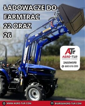 ŁADOWACZ do traktora ogrodniczego do mini traktorka Farmtrac