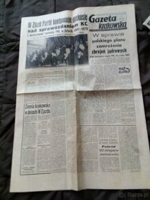 Pamiątki PRL z lat 60 stary gazety