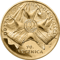 2 zł, 2008 rok - 90 rocz. Odzyskania Niepodległości