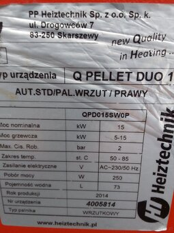 Heizt15 kw,piec co na pellet - 2