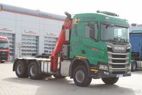 SCANIA R500, 6X6, RETARDER, OPTICRUISE, PALFINGER EPSILON Q1 - 2