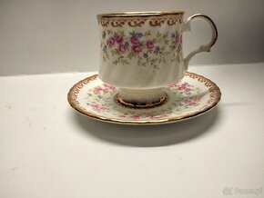 Stara angielska porcelana sygnowana Elizabethan -Piwonie - 2