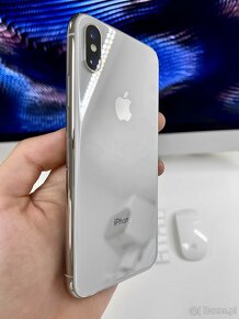 iPhone X Silver KONDYCJA BATERII 100% TOP - 2