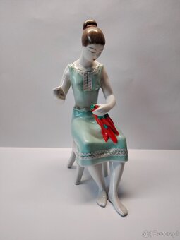 Hollohaza - węgry duża figura porcelana lata -60te - 2