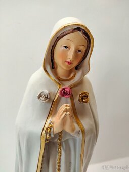 Figura Matka Boska -Maryja Róża Duchowna -złocona - 2